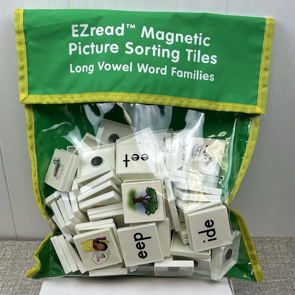 EZread Magnetic Picture Sorting Tiles by Really Good Stuff Reading‎ Homeschool